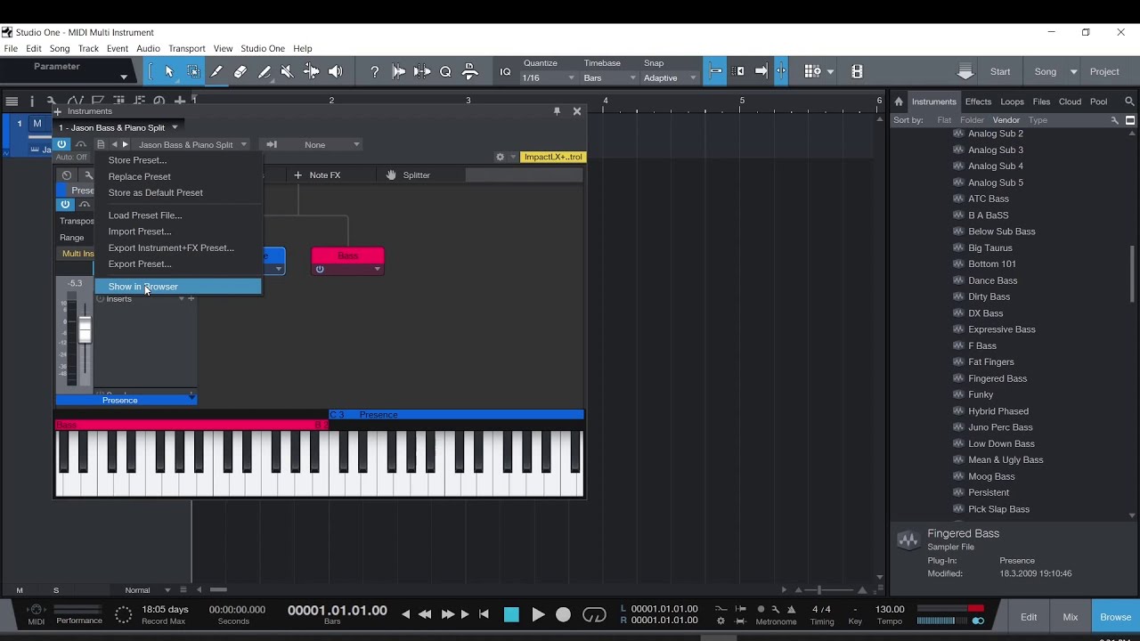Multi Instrument Combination Basics in Studio One