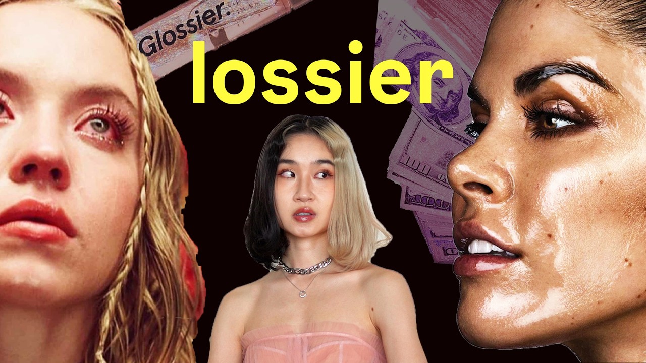 the step by step rebrand of Glossier