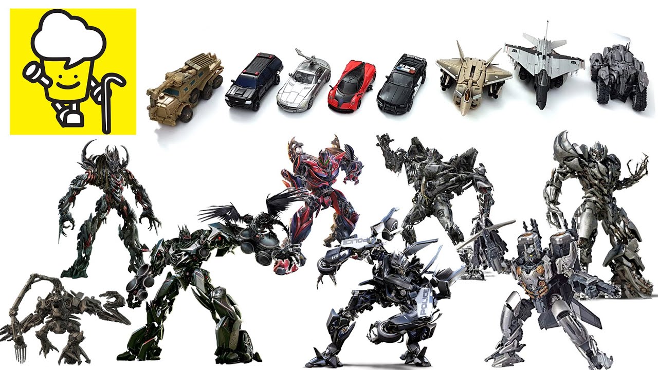 Transformer Decepticon Movie Megatron Soundwave Starscream Barricade Stinger