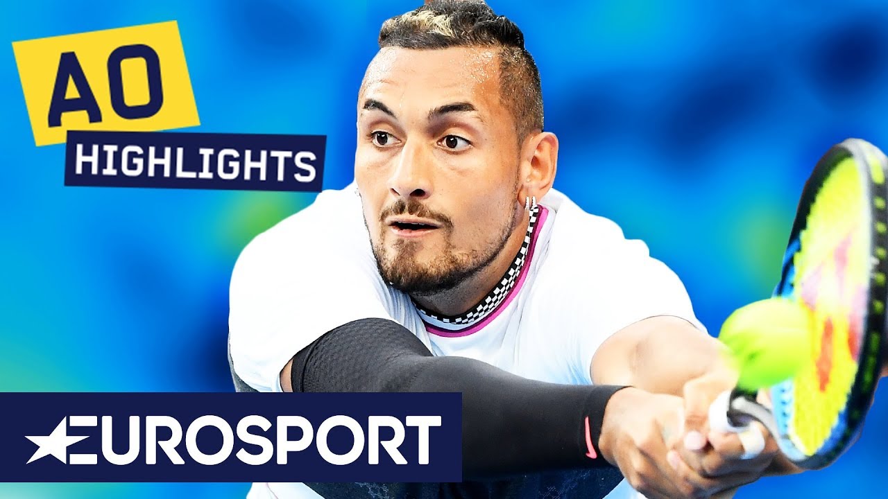 Nick Kyrgios vs Milos Raonic Highlights | Australian Open 2019 Round 1 | Eurosport