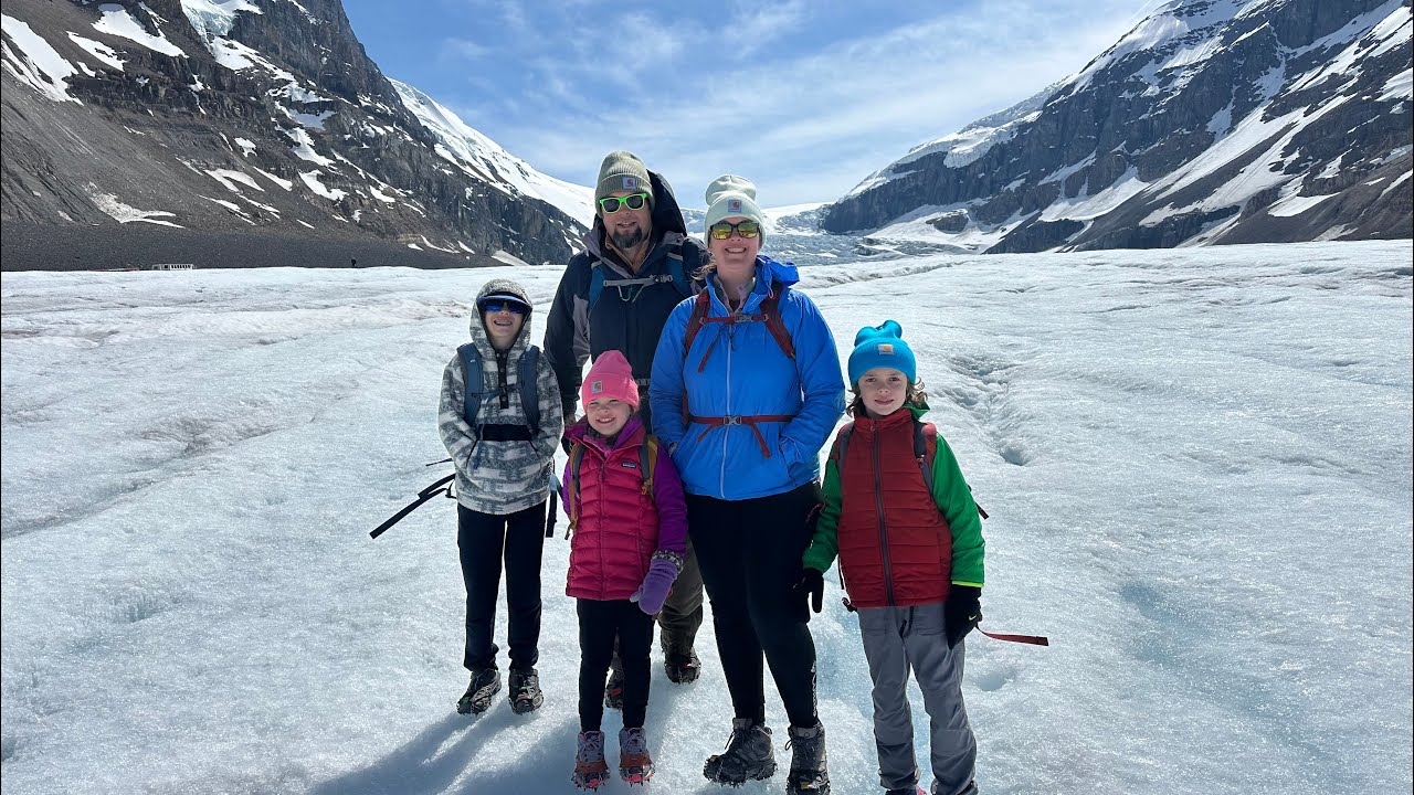 Breathtaking Glacier Hiking on Athabasca Glacier with @icewok 