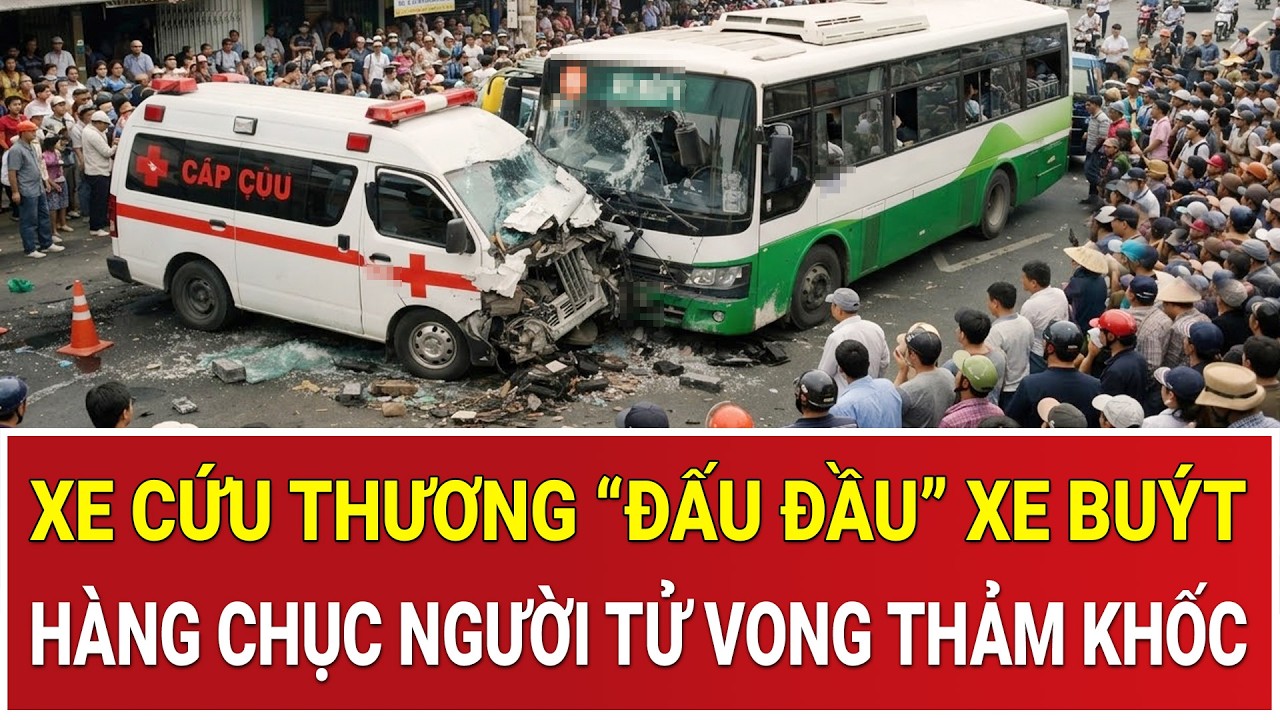 Bản tin trưa 5/3: Kinh hoàng xe cứu thương “đấu đầu” xe buýt, hàng chục người tử vong thảm khốc