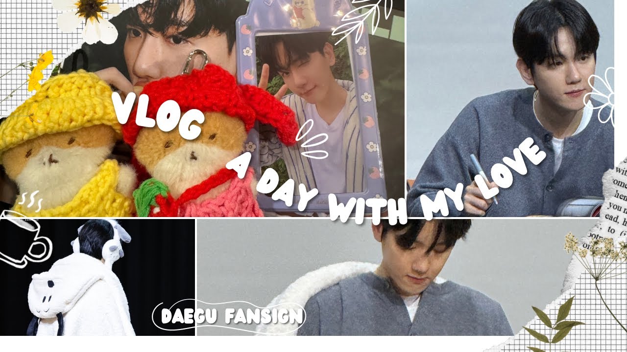 [VLOG] 백현 BAEKHYUN 🐶 FANSIGN 대구 대면 팬싸 | 귀여운 강아지 #백현 #팬싸 #baekhyun #fansign