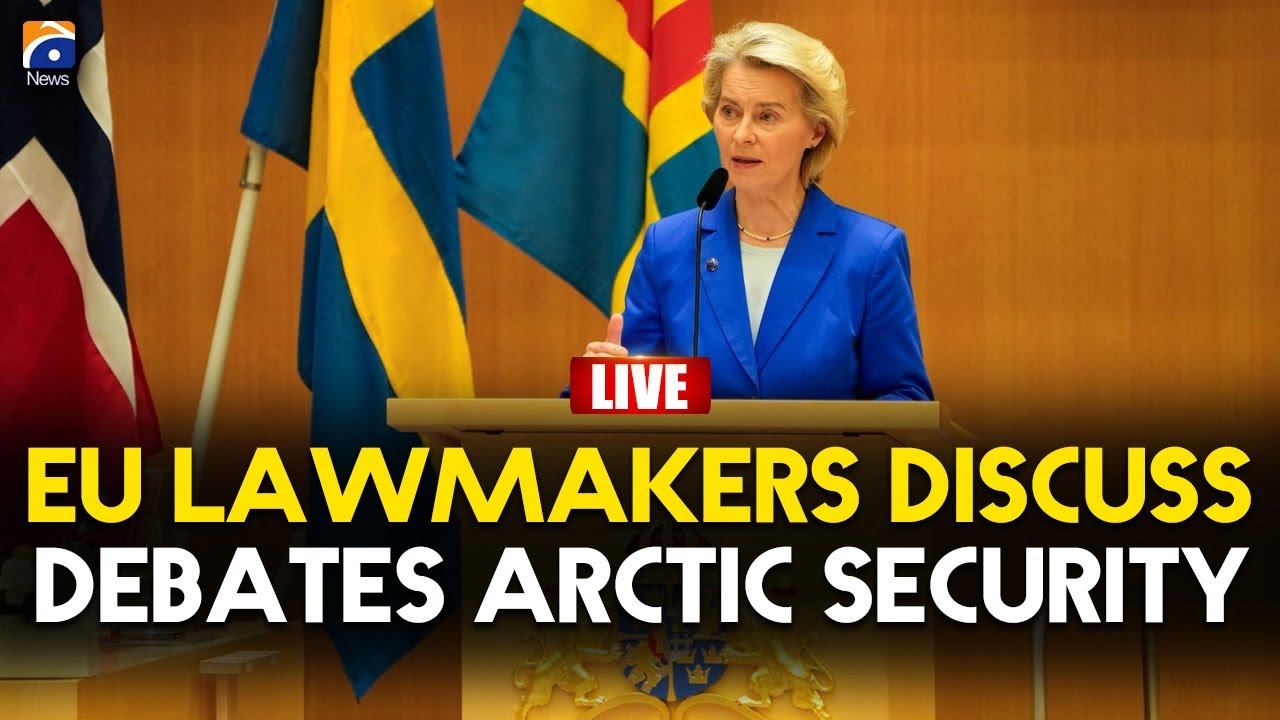 🔴 𝗟𝗶𝘃𝗲: Arctic Security Under Spotlight as EU Parliament Holds Key Discussion | Geo News English