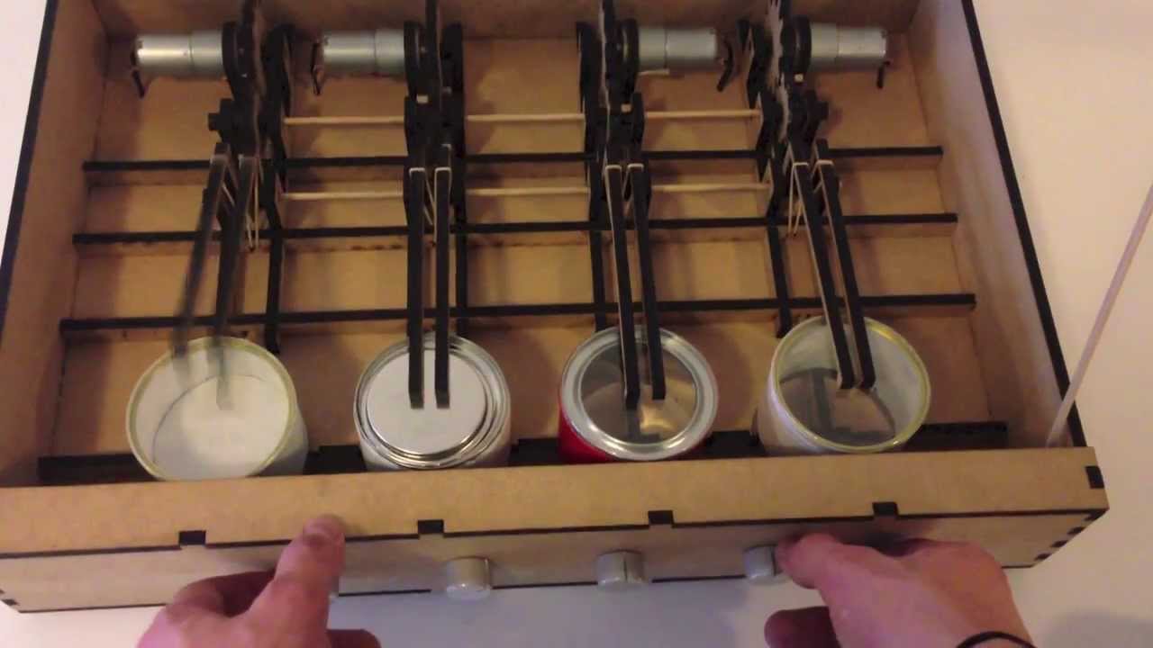 Electro-Mechanical Drum Machine - Roger van der Drift