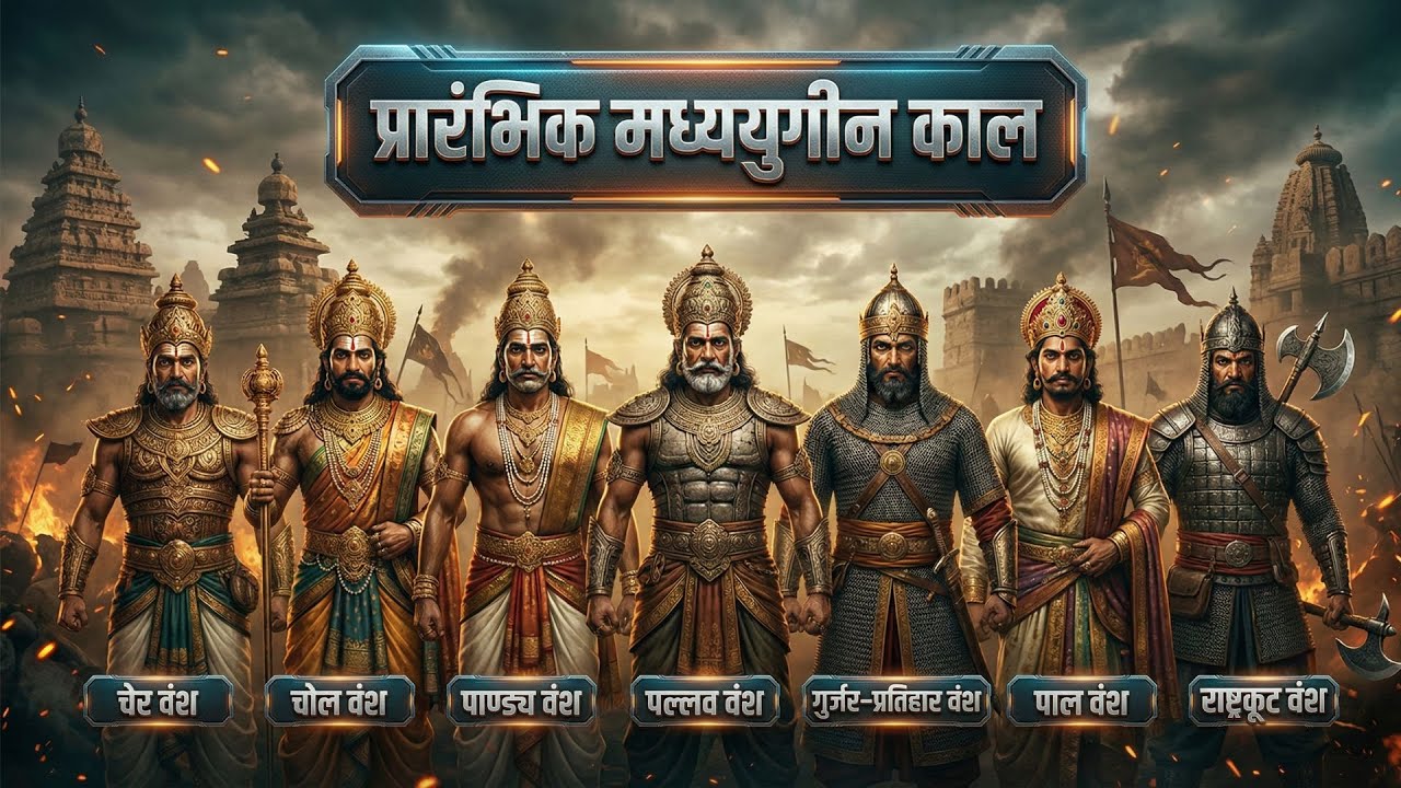 One Shot : प्रारंभिक मध्ययुगीन काल | Early Medieval Period  | आसान भाषा में | Complete Revision