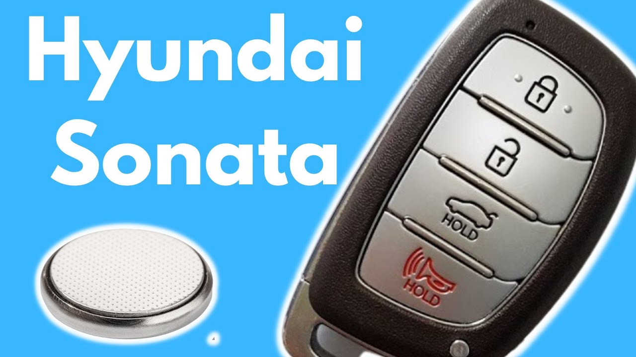 Замена батареи брелока Hyundai Sonata (2015–2020)