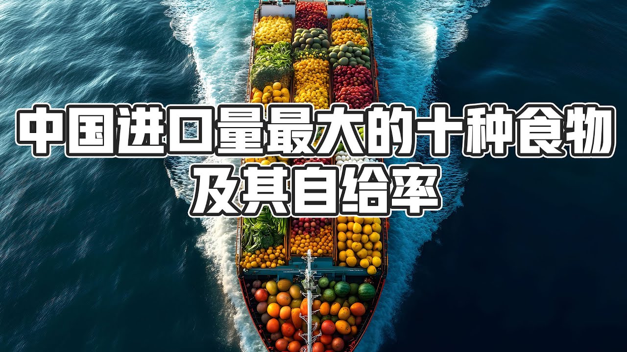 中国进口量最大的十种食物及其自给率指标