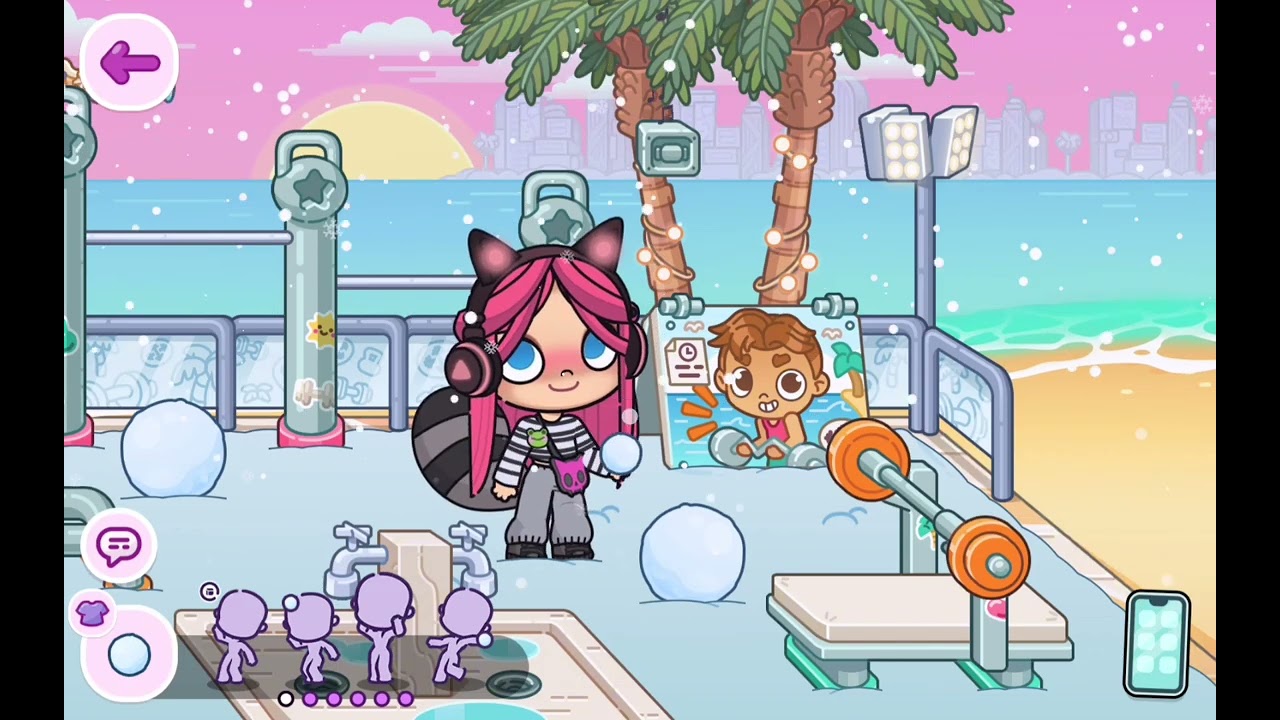 Снеговик летом не растаял😅😅😅 Avatar world 