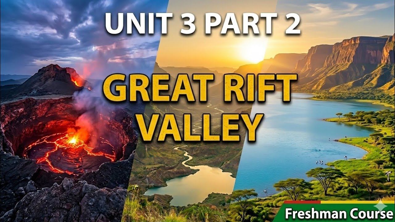 Geography freshman course unit 3 part-2 by afaan oromotiin topography of Ethiopia and the horn