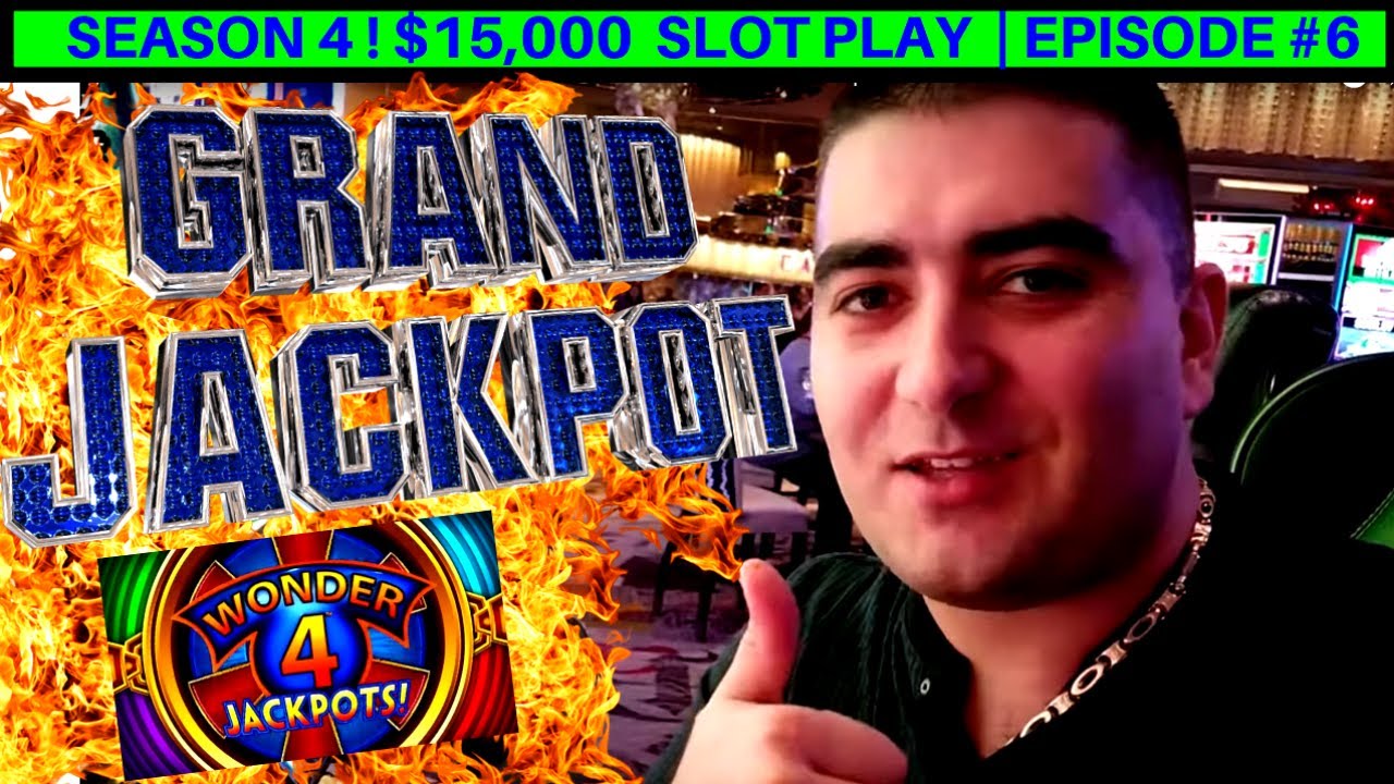 I Hit My 1st GRAND JACKPOT - Wonder 4 WILD PANDA Slot Machine $10 MAX BET | Season 4 | EPISODE #6