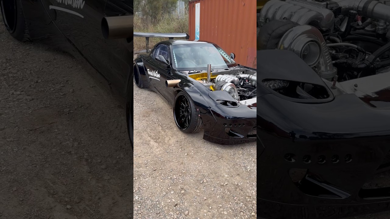 Rx7 🔥 #20b #3rotor #rx7 #rx7fd #fd3s #bridgeport #rotary #mazda #driftcar