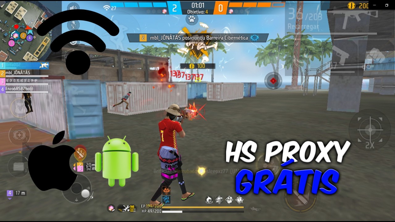 HS PROXY MTH TEAM GRATIS PARA ANDROID E IOS ✅ XIT VIA WIFI + HS PESCO&Ccedil;O OU HS PEITO ANT BAN