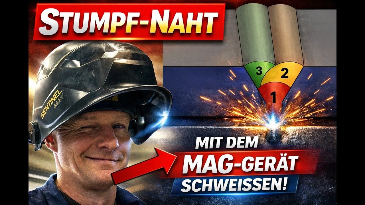 Wie du eine Stumpfnaht mit dem MAG schweißen kannst