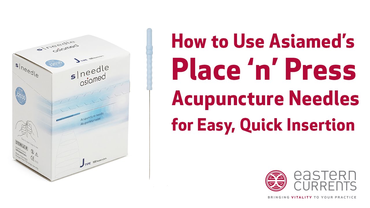 How to Use Asiamed Acupuncture Needles with Place 'n' Press Technology