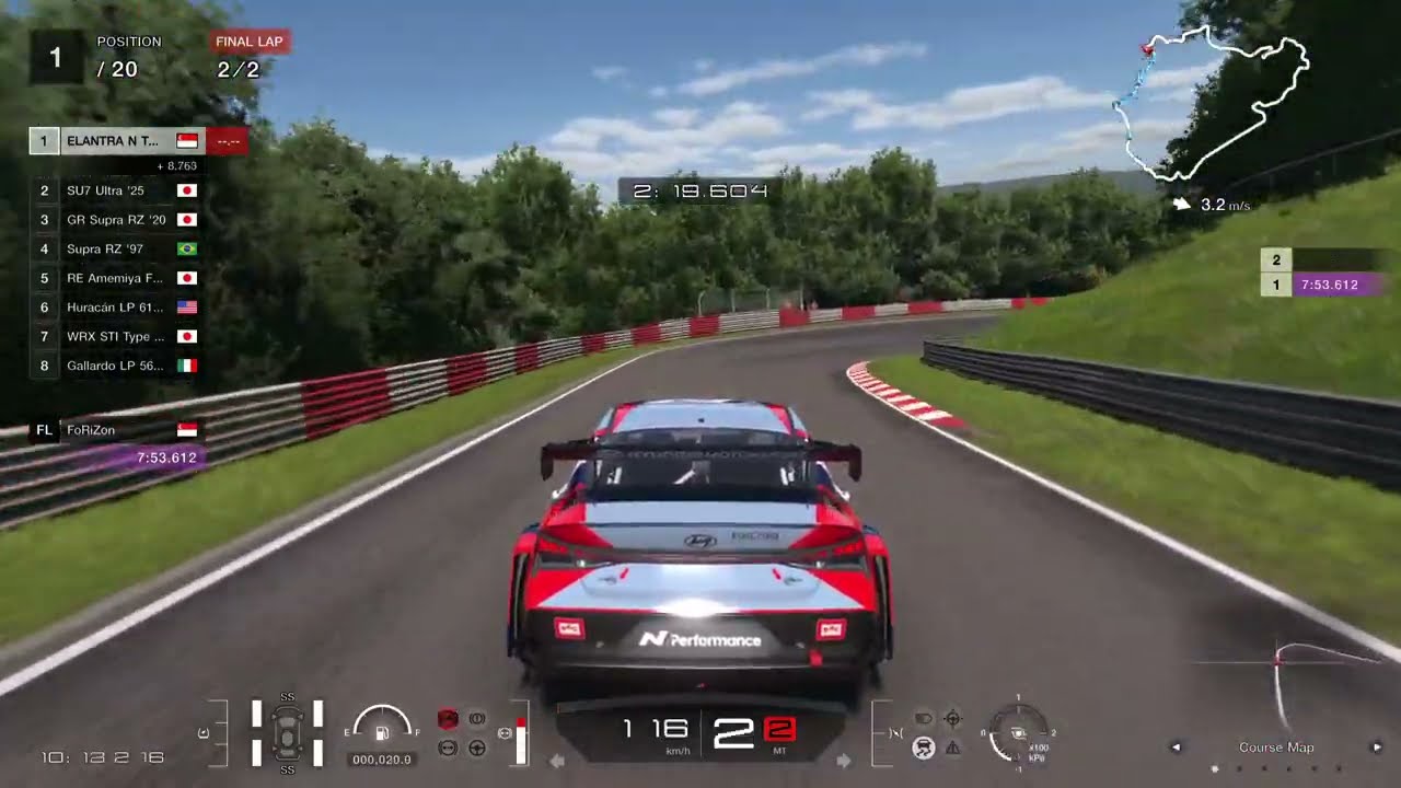 Gran Turismo 7 - Hyundai ELANTRA N TC '24 in Nurburgring Gameplay (Update 1.67 - PS5 Pro - 60 FPS)