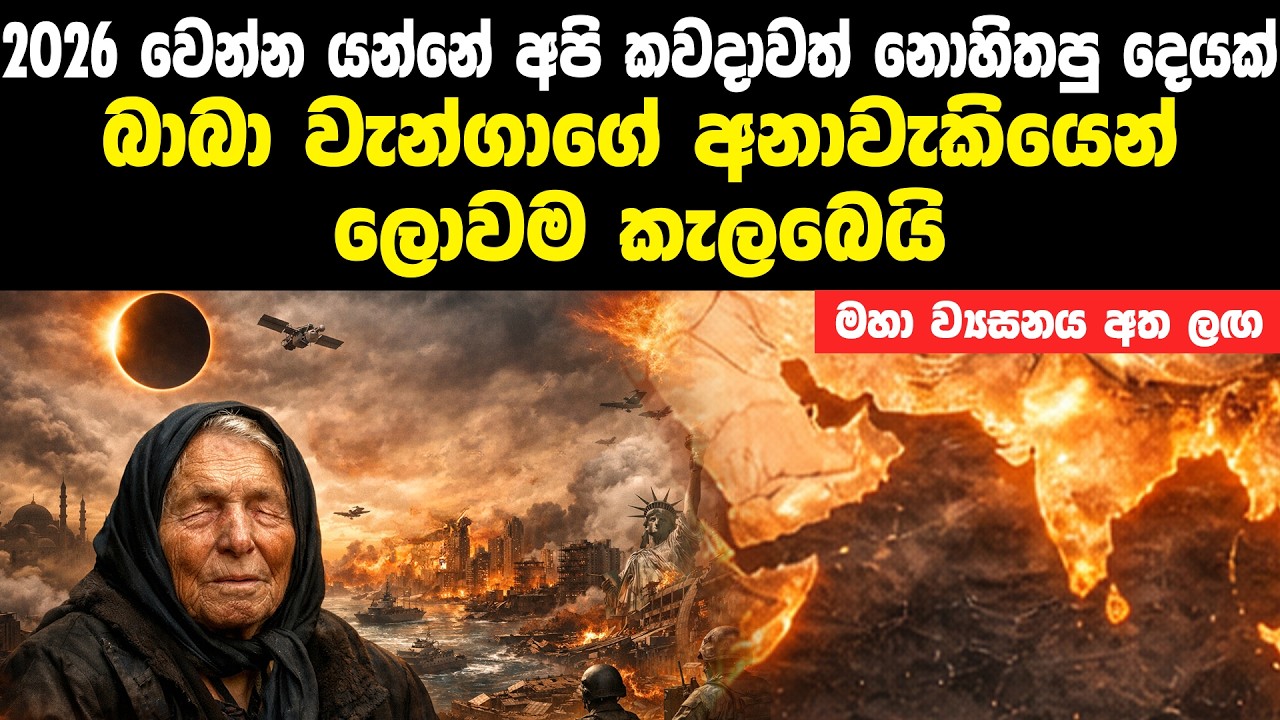 2026 ලෝකයට වෙන්න යන දේ ගැන බාබා වැන්ගේ අද්භූත අනාවැකිය | World Predictions For 2026