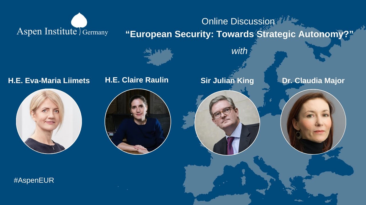 Online Discussion &ldquo;European Security: Towards Strategic Autonomy?&rdquo;