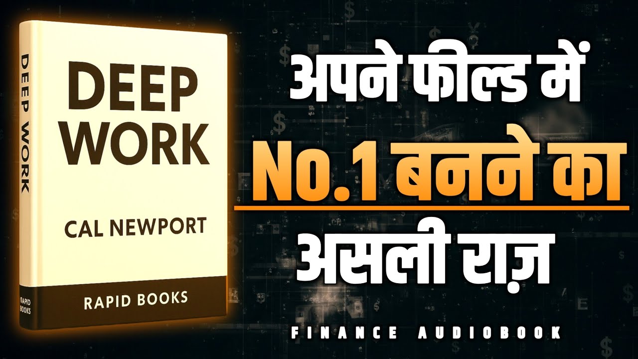 Deep Work by Cal Newport | अपनी फील्ड में No.1 कैसे बनें | Hindi Audiobook Summary