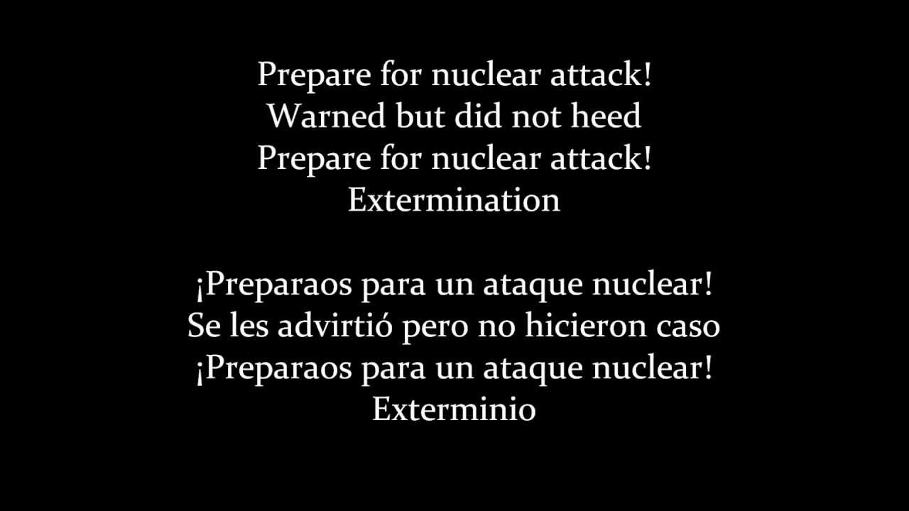 Sabaton ~ Nuclear Attack [English Lyrics and Spanish Subs.]