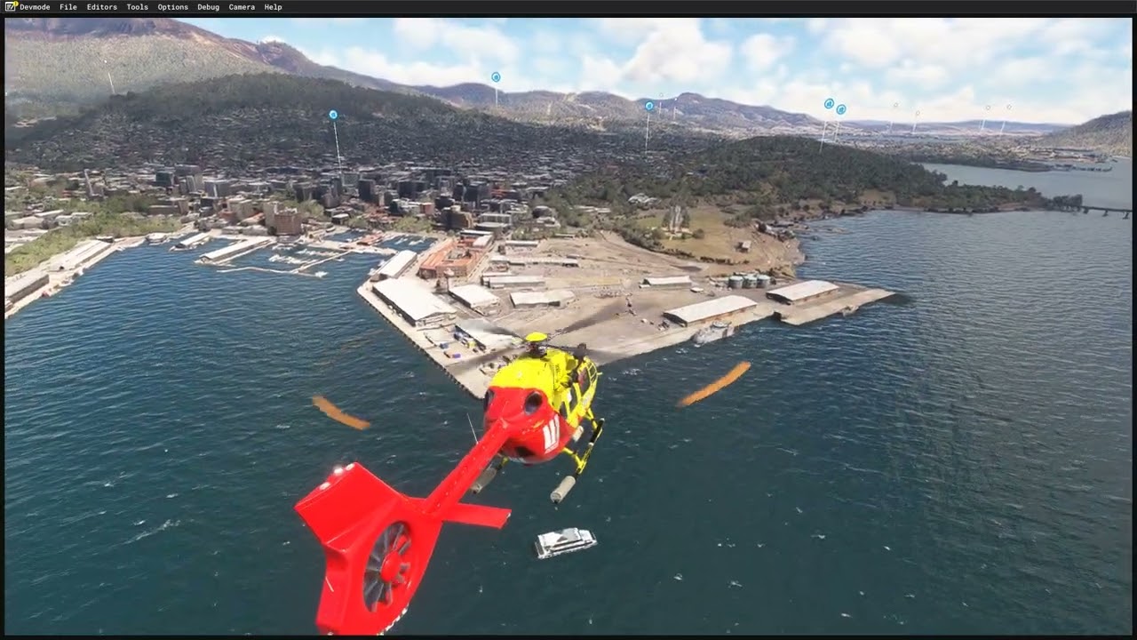 Hobart Tasmania Microsoft Flight Simulator Update