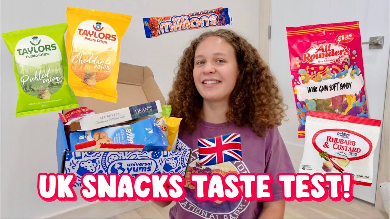 American Tries UK Snacks 🇬🇧 | Taste Test (pt.2)