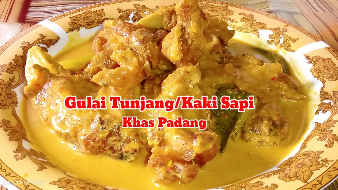 Resep GULAI TUNJANG/KAKI SAPI, Khas Padang By @Dapur Wong Ndeso