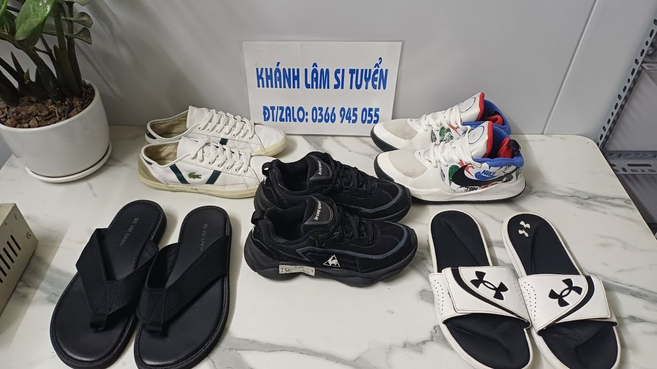 13/1 giày,dép si hiệu Lacoste,lecoq sportif,Nike,Adidas,under Armour...Lh:0366945055