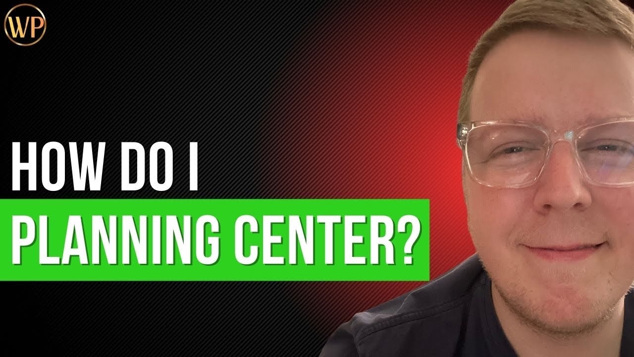 Planning Center Setup a Password