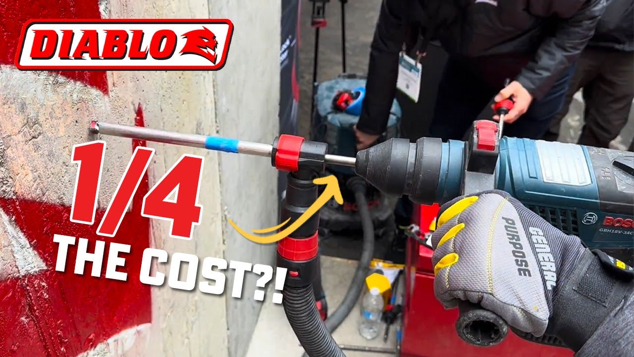 Diablo Amped Rebar Demon SDS Vacuum Bits - This Changes Everything!