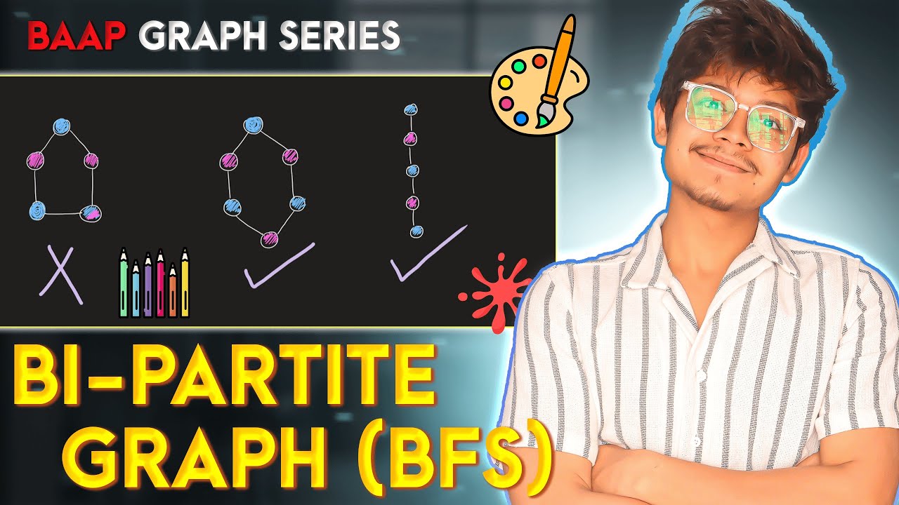 G-19 Bipartite Graph using BFS || Detect Odd Length Cycle in a Graph || C++/Java