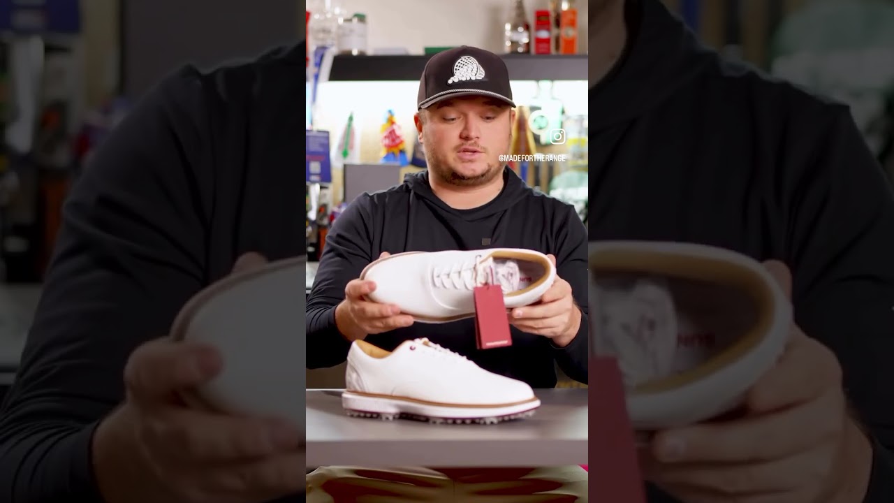 @tigerwoodsvids8287 first golf shoes from @SunDayRed