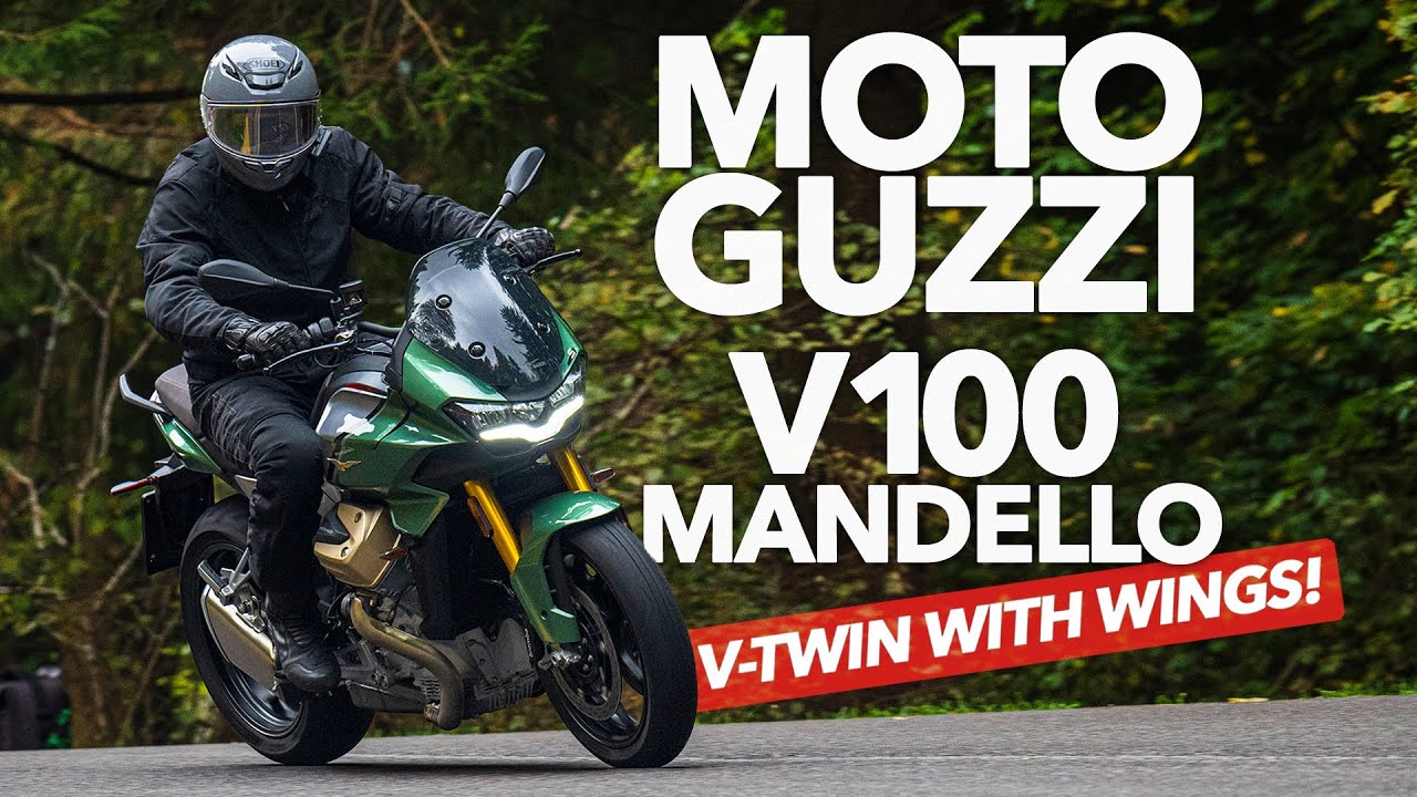 Обзор Moto Guzzi V-100 Mandello 2023 года | Новый V-Twin с крыльями!