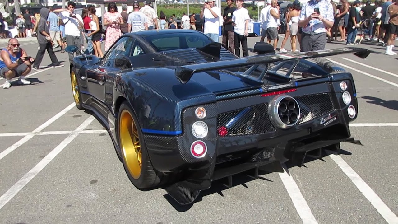 Rare Pagani Zonda Tricolore (w/ startup)