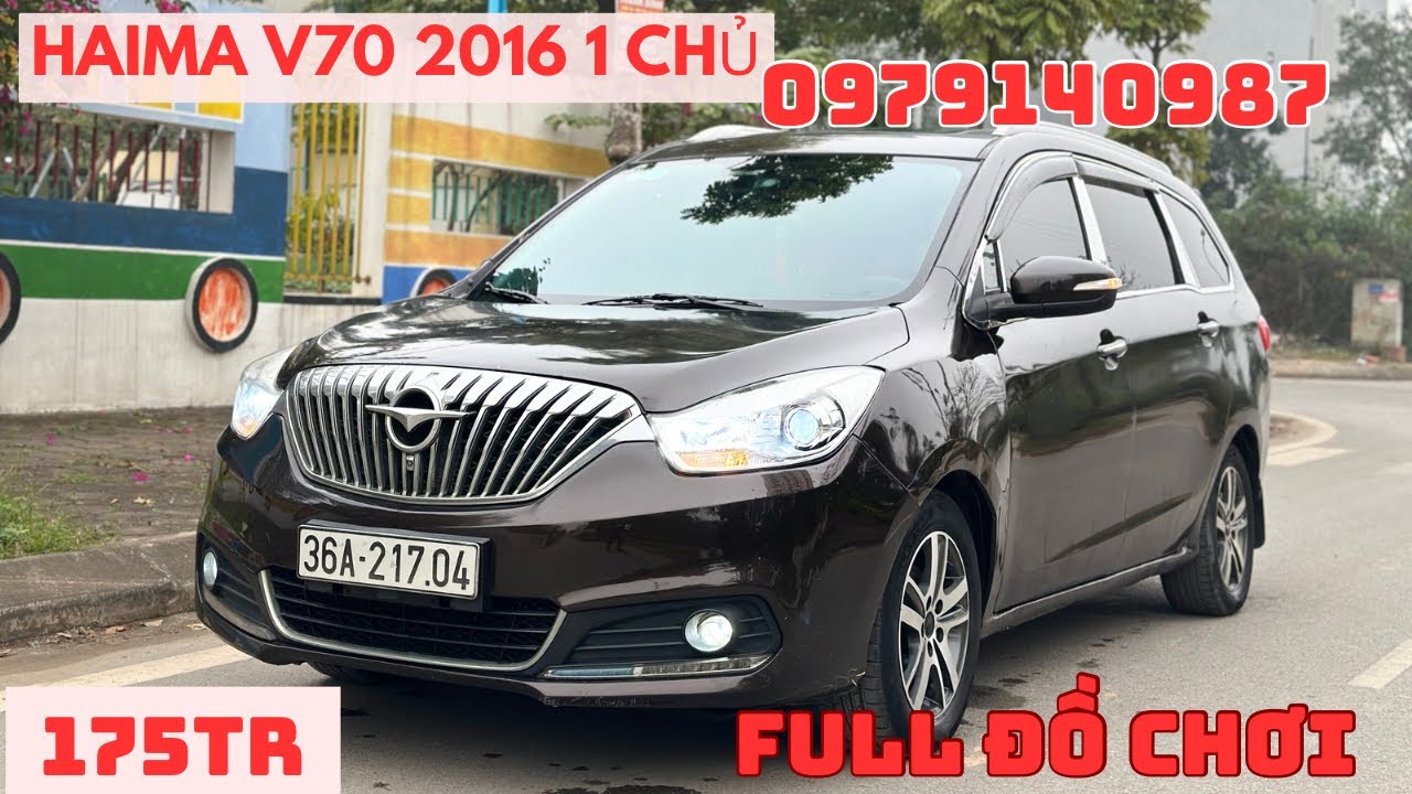 175tr HAIMA V70 2016 1.5 turbo 7 chỗ xe gia đình siêu tiết kiệm full đồ chơi alo 0354368932