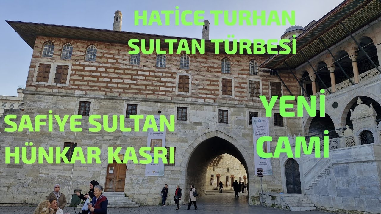 Safiye Sultan'ın başlattığı Hatice Turhan Sultan'ın tamamladığı Yeni Cami ve Hünkar Kasrı #istanbul