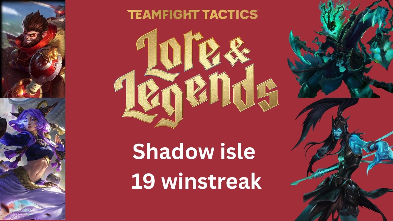 Shadow isle 19 winstreak But got surprise TFT set 16