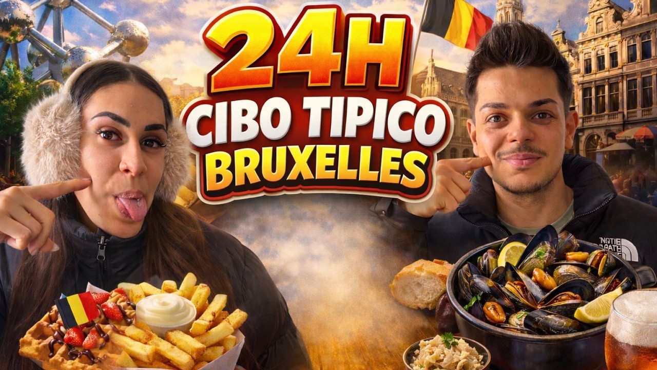 24H mangiando SOLO CIBO TIPICO belga a Bruxelles 🇧🇪🍟🧇