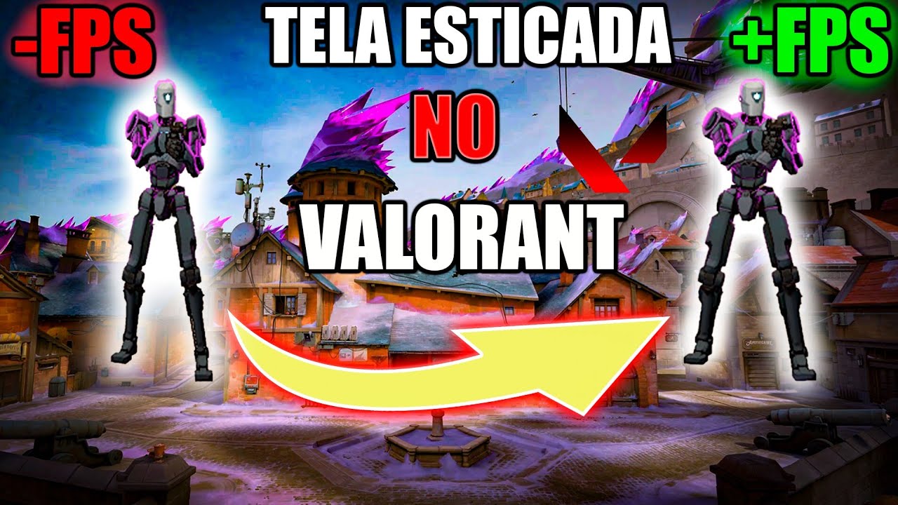 O SEGREDO da TELA ESTICADA no VALORANT (sem borda preta)