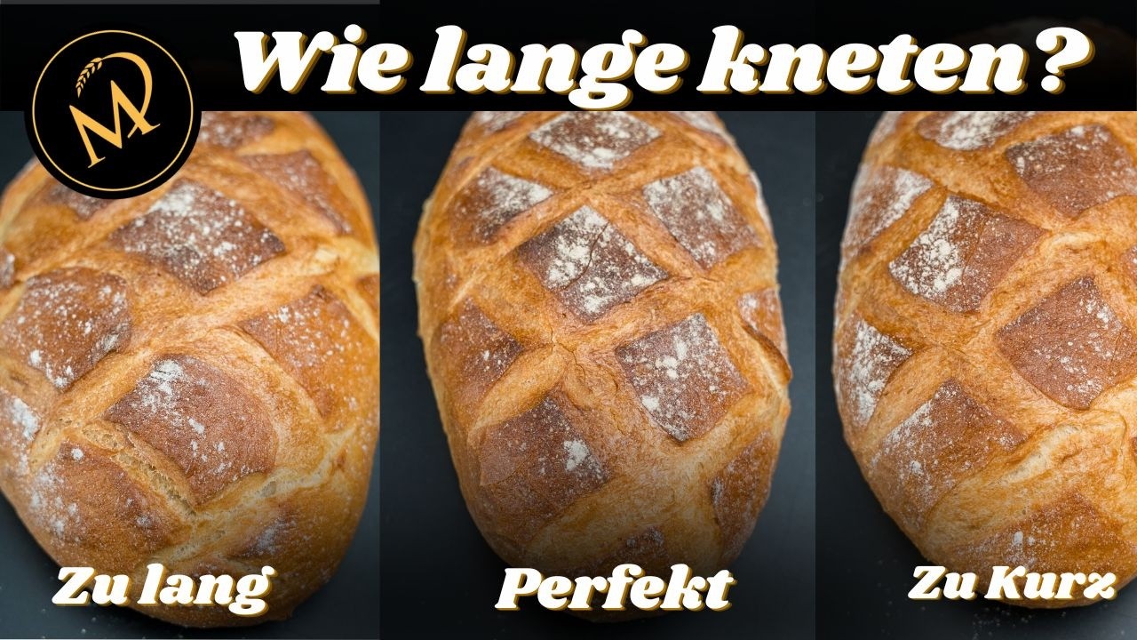Wie lange muss Brotteig wirklich geknetet werden? Teig Unterknetet vs. Überknetet 🍞