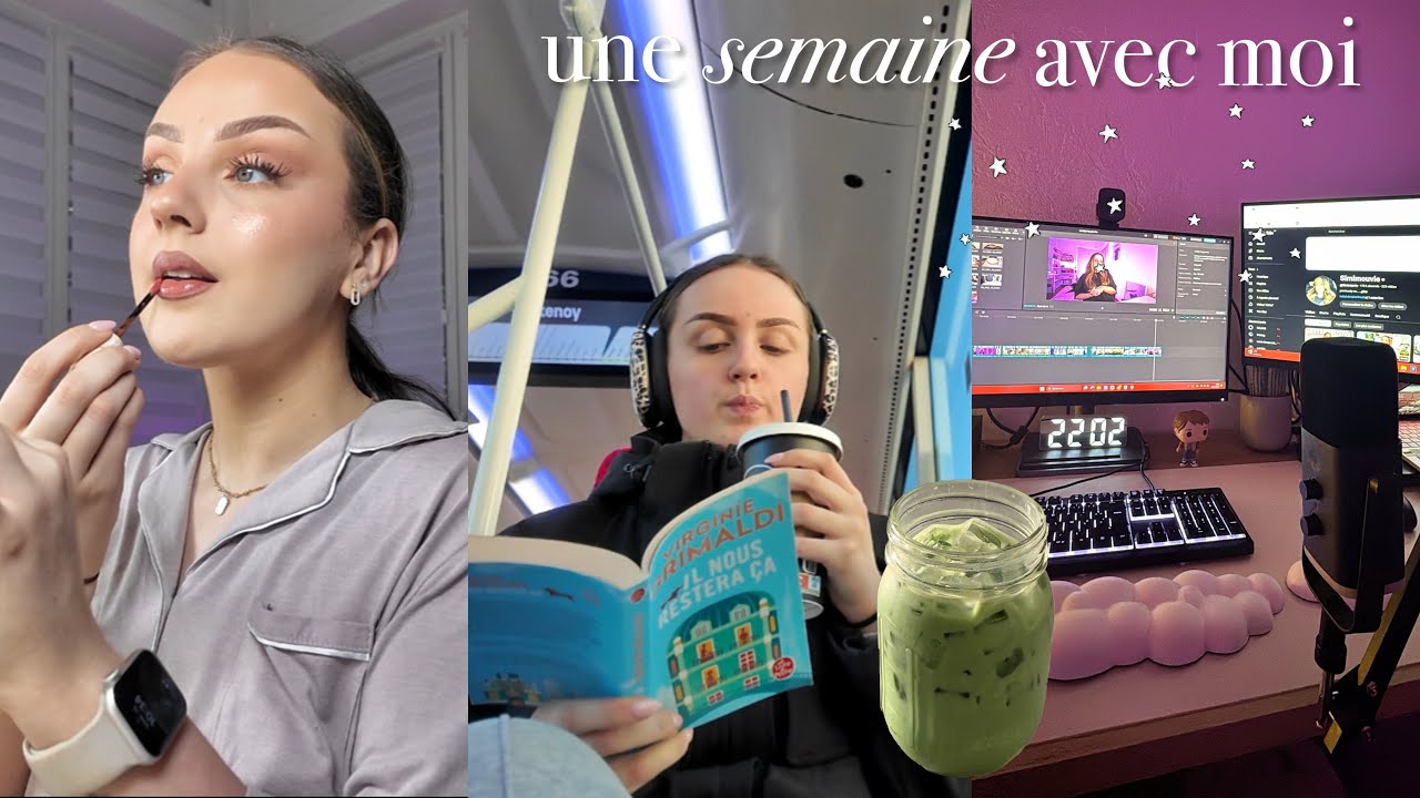 UNE SEMAINE AVEC MOI : création de contenu, nouvelle routine, sport & alimentation