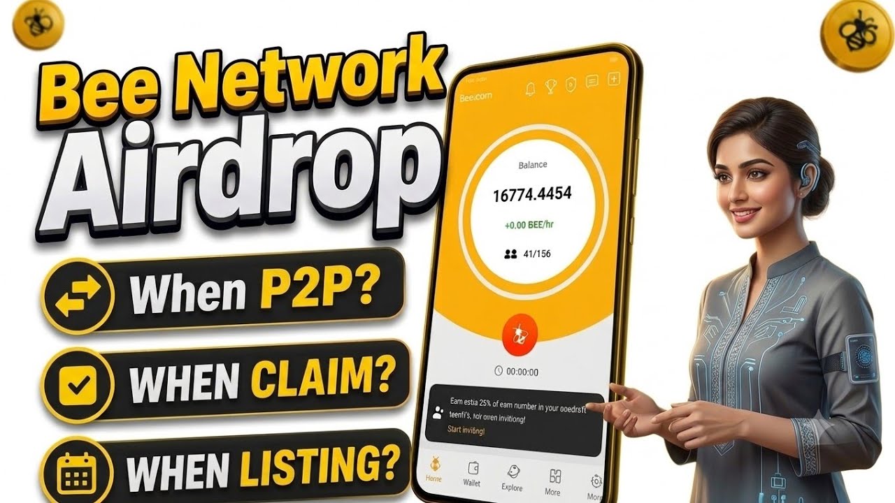 Bee Network P2P Start | Bee Network Withdrawal | How To Sell Bee Network | Bee Network new update 