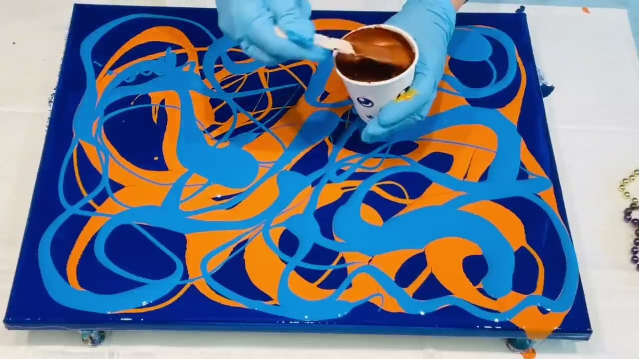 DIFFERENT /STUNNING SPARKLING 🤩 New way with multi technique in one piece acrylic art home decor