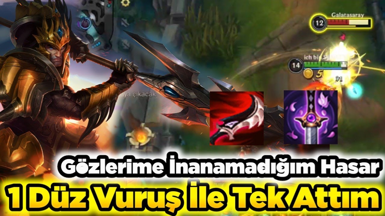 Gerçekten 1 Düz Vuruş İle Tek Atan Jarvan IV Clickbait Yok Çok Şaşıracaksınız Wild Rift