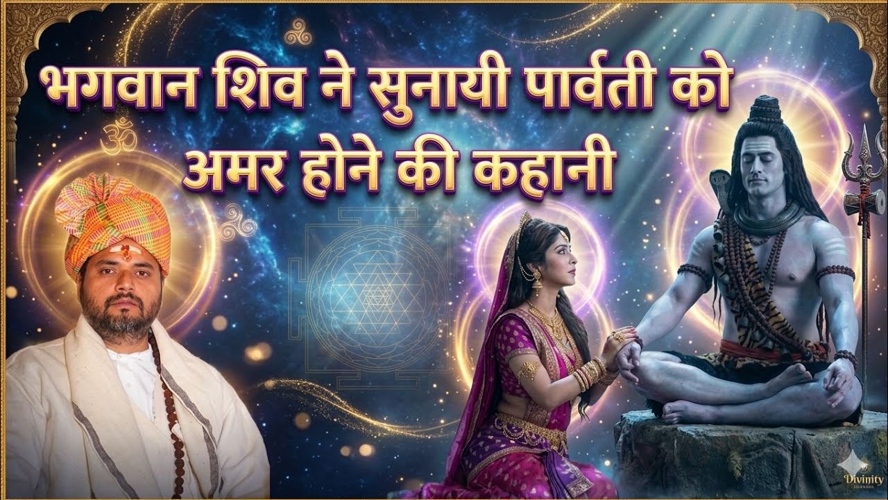 भगवान शिव ने सुनायी माता पार्वती को अमर होने की कहानी || Bhagwat Katha #Viral #trending 