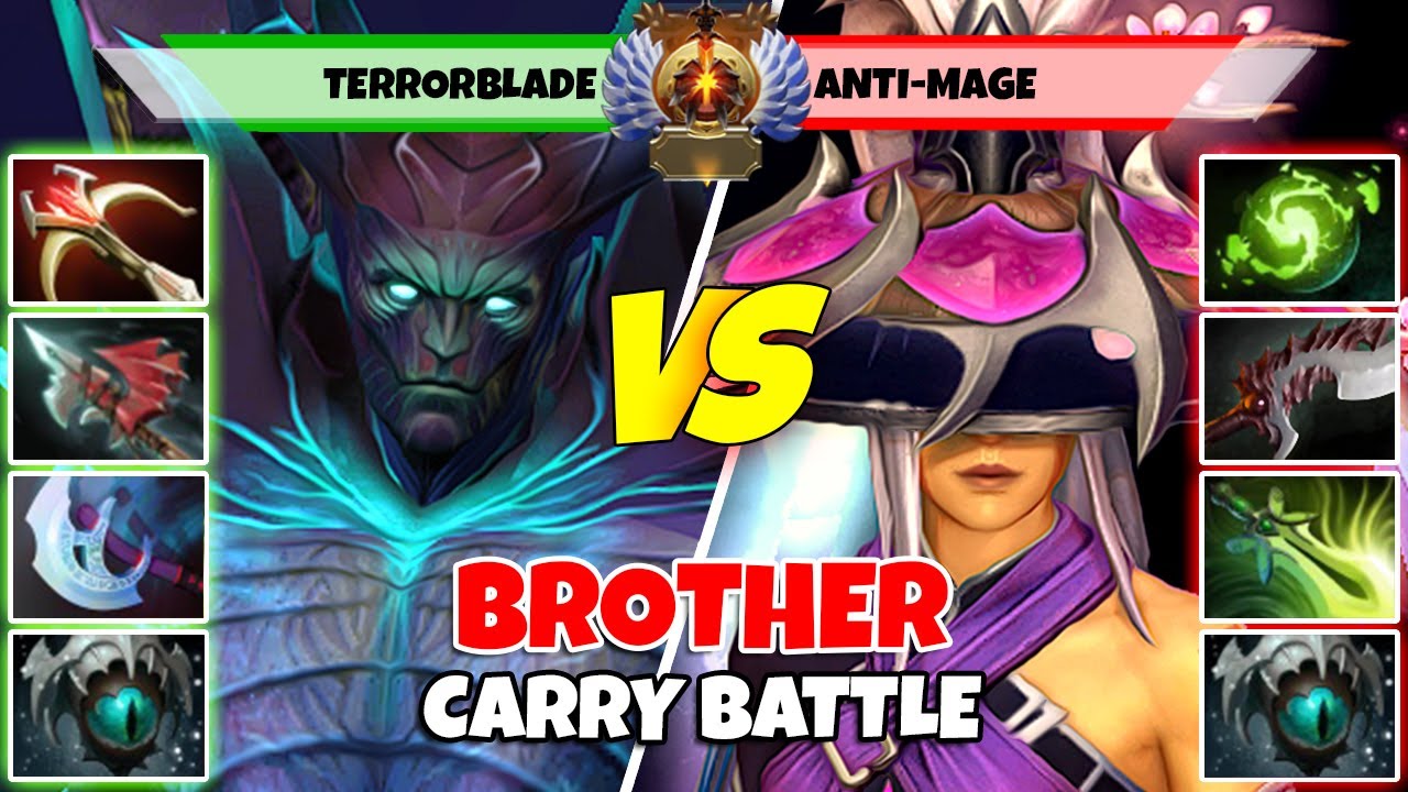 TERRORBLADE (Carry) vs ANTI-MAGE (Carry) - Epic Battle Of Immortal Rank Dota 2 Players - Z Dota 2
