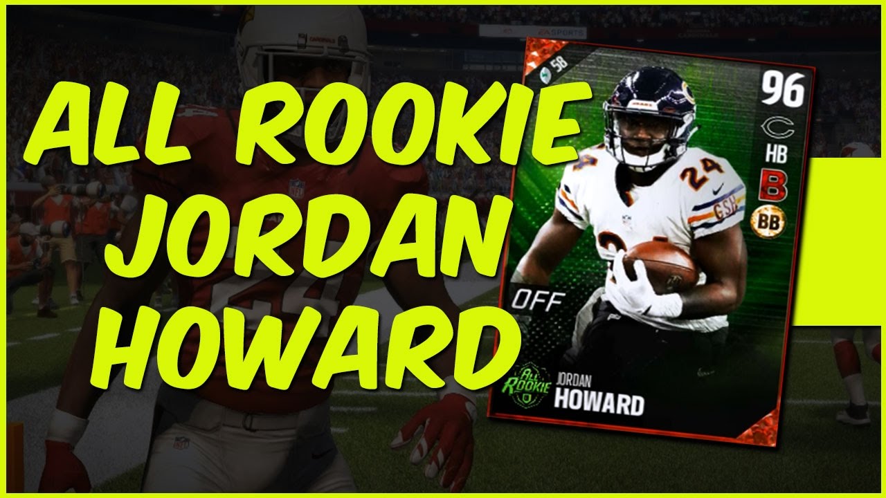 MUT 17 Gameplay | The Best All Rookie Card In MUT! All Rookie Jordan Howard Gameplay