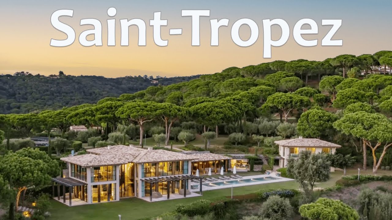 Tour this captivating $31 Million St. Tropez mansion with PANORAMIC ocean views and Guest house