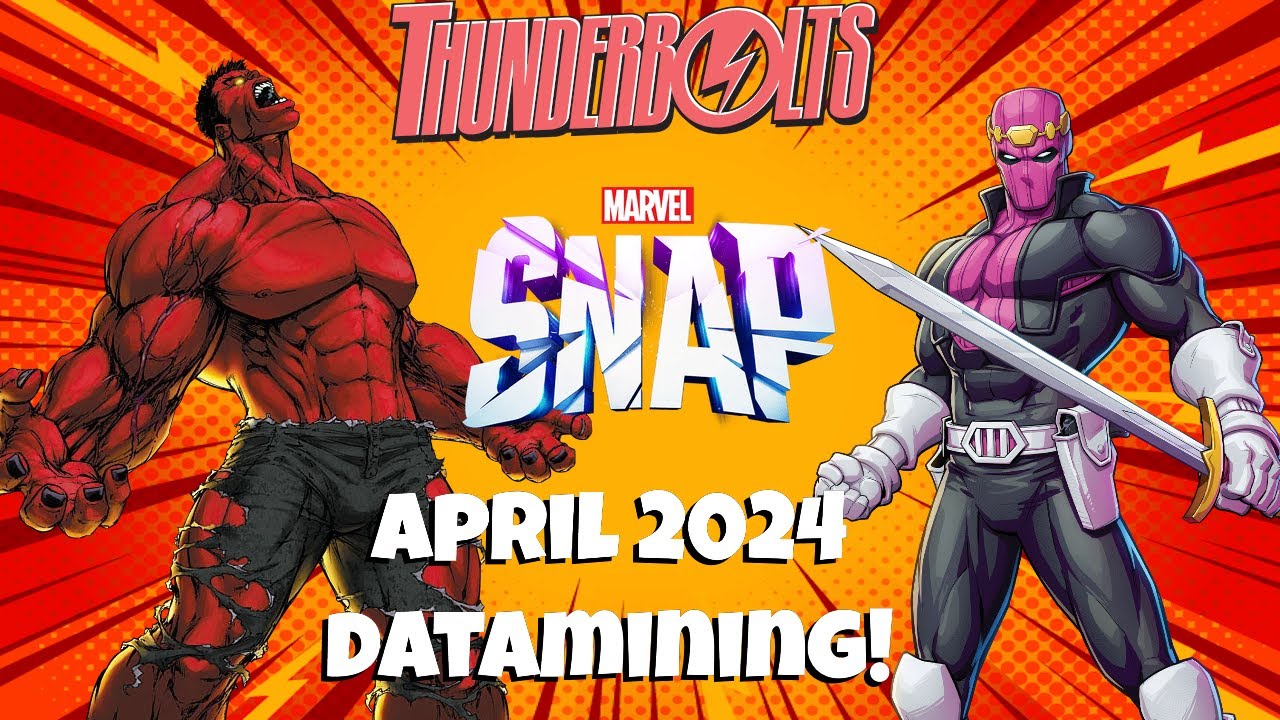 Justice, Like Lightning!⚡ The Thunderbolts are coming to Marvel Snap!⚡ April 2024 Datamining Review👀