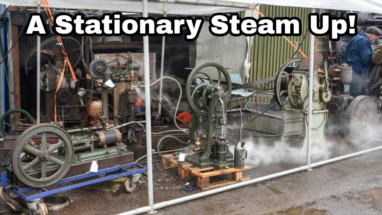 Stationary Steam Engine Steam Up